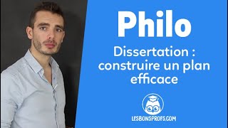 Dissertation  construire un plan efficace  Philosophie  Terminale  Les Bons Profs [upl. by Olette888]