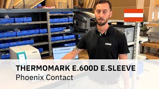 Schnelle Schrumpfschlauchbedruckung und aufbringung mit dem THERMOMARK ESERIES ESLEEVE [upl. by Odracir]