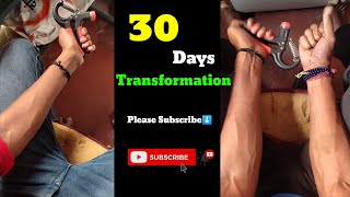 30 Days Hand Gripper Challenge  Forearm Workout Hand Gripper  30 Days Forearm Transformation [upl. by Mireille]