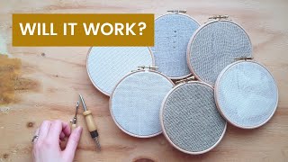 Which Fabric Should I Buy for my Punch Needle project [upl. by Artep554]