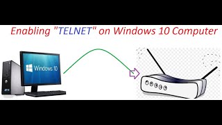 How to Enable Telnet on Windows 10 [upl. by Trilbie380]