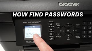 How to Find the Passwords of Any Brother Printer  3 Ways [upl. by Yelnikcm]