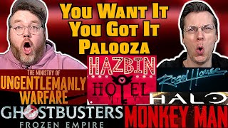 Hazbin Hotel Monkey Man Ghostbusters Frozen Empire  more  Trailer Reactions  Trailerpalooza 39 [upl. by Rudich563]