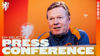 Persconferentie bondscoach Ronald Koeman 🎙️  Ik denk dat we moeilijk te verslaan zijn 📋🦁 [upl. by Amerd]