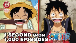 1 Second from 1000 Episodes of One Piece [upl. by Doralynn550]