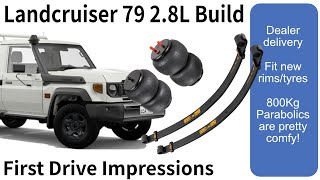 Landcrusier 79 28L Auto Initial Drive Impressions  Starting some easy mods [upl. by Braasch]