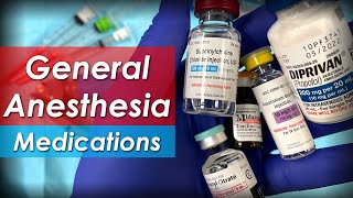 General anesthesia pharmacology  Medications for induction maintenance amp emergence [upl. by Bobby]