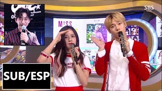 Sub spa JinJiDo Momentos MC Inkigayo MayoJunio Jinyoung GOT7 Jisoo Blackpink Doyoung NCT127 [upl. by Servetnick]