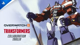 Overwatch 2 x Transformers Collaboration Trailer  PS5 amp PS4 Games [upl. by Shermy]