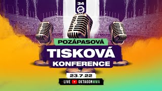 OKTAGON 34 Pozápasová tiskovka [upl. by Wilmer]