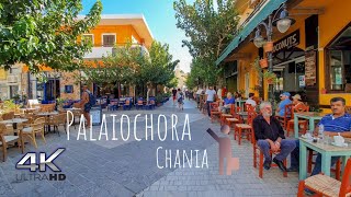 Paleochora Crete 🇬🇷  Virtual Tour On A Beautiful Village In Chania Greece 4K [upl. by Ettenim]