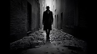 Mysterious Stranger Walks Noir Alley 4K AICreated Cinematic Stock Footage [upl. by Akit]