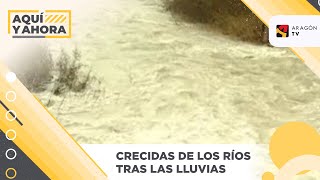 Crecidas de los ríos tras las lluvias [upl. by Oakman]