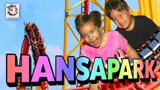 ERSTES MAL ALLEINE IN DER ACHTERBAHN 🎢 Hannah amp Ash machen den Hansapark unsicher [upl. by Anaujahs131]