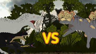 Indominus rexIndoraptor and Scorpius rex vs Cordyceps Dinosaur  AUTO RPG Anything [upl. by Renrag]