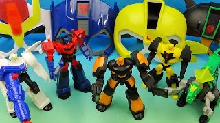 2017 TRANSFORMERS RiD set of 9 McDONALDS HAPPY MEAL COLLECTIBLES VIDEO REVIEW [upl. by Dale237]