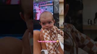 Baby Dances To Daddy Singing [upl. by Claman]