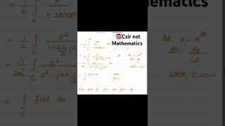 Important questions for csir net mathematics 📚 csirnetmaths csirnet csirnet complexintegration [upl. by Ellinehc131]