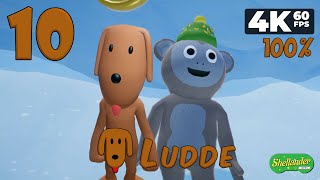 Ludde PC  4K60 Walkthrough 100 Part 10  Coloring with Caroline amp Malin and Tobiass Ski Ramp [upl. by Eelahc]