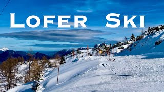 Lofer Almenwelt Lofer Ski  Austria Skiing Skifahren [upl. by Laktasic]