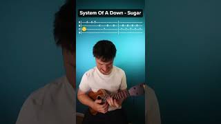 How to play System Of A Down  Sugar on the ukulele [upl. by Queri]