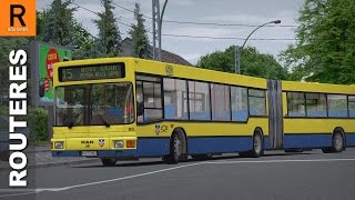 OMSI 2  Belgrade  Line 15 Zemun Novi Grad  Zeleni Venac [upl. by Suolhcin733]