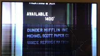 Exclusive Michael Scott Paper Company Intro on my cracked TV screen [upl. by Nnylrac31]