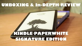 Unboxing Kindle Paperwhite Signature Edition 11th Gen 2022  Review  Setup  Features amp Accessories [upl. by Sisson691]