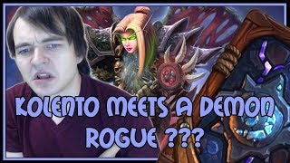 Hearthstone Kolento meets a demon rogue deck demonlock [upl. by Asinla]