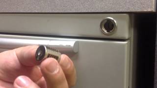 how to cabinet lock help swap desk Rekeytraining pro tip lock [upl. by Collette616]