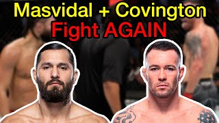 Jorge Masvidal SUCKER PUNCHED Colby Covington [upl. by Etnuaed650]