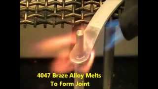 6061 to 6061 Aluminum Brazing Using Superior 20 Flux [upl. by Giuliana865]