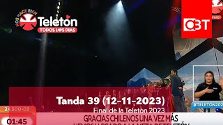 ABT  Tanda 39  Final de la Teletón 2023 12112023 [upl. by Jepson]