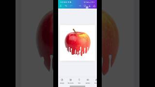 CANVA DRIPPING EFFECT TUTORIAL canvatutorial shorts canvatips [upl. by Oglesby486]