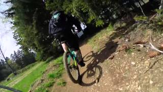 Bikepark Rockitnice Freeride Trail 2016 [upl. by Naujud]