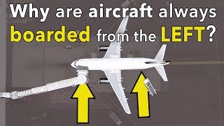 Why are aircraft boarded from the left side [upl. by Hulton]