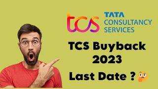 How to apply for TCS Buyback in Zerodha  TCS Buyback important dates  TCS Buyback acceptance ratio [upl. by Irvine]