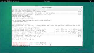 How to install Lighttpd Webserver in OpenSUSE [upl. by Hynda356]