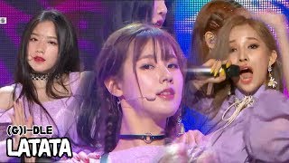 HOT DGIDLE  LATATA 여자아이들  라타타 Show Music core 20180526 [upl. by Neeoma192]