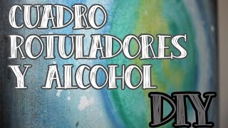 Rotuladores  Alcohol  Cuadro  DIY [upl. by Belford778]