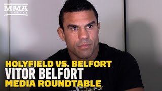 Vitor Belforts Coach Skeptical Of Oscar De La Hoyas Reasons For Pulling Out  MMA Fighting [upl. by Araes866]