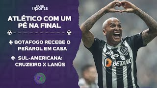 DEYVERSON DEIXA ATLÉTICO COM UM PÉ NA FINAL DA LIBERTADORES BOTAFOGO ENCARA PEÑAROL  G4 BANDSPORTS [upl. by Raval]