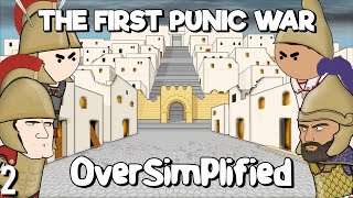 The First Punic War  OverSimplified Part 2 [upl. by Ninnahc491]