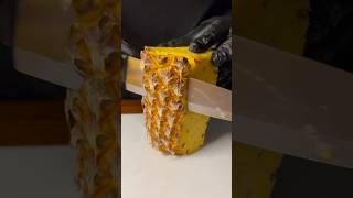 Pineapple 🍍 ASMR Cutting shorts Watch till end 😍 pleasesubscribe healthy pineapple [upl. by Kolnos]