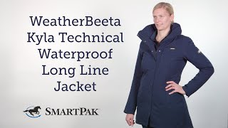 Weatherbeeta Kyla Technical Waterproof Long Line Jacket Review [upl. by Alamac]