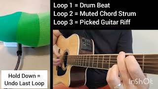 Sweet Home Alabama Guitar Loop  Lynyrd Skynyrd  Single Loop Pedal Full Song  Slowed down after [upl. by Azerila994]