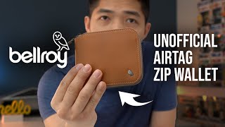 The Best Airtag Wallet  Bellroy Zip Wallet Review [upl. by Aicilana]