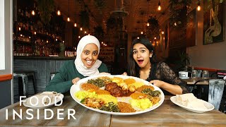 How To Eat Ethiopian Injera [upl. by Egroej]