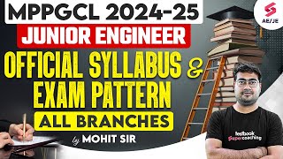 MPPGCL Recruitment 2024  MPPGCL Syllabus 2024  MPPGCL JE Syllabus amp Exam Pattern  Mohit Sir [upl. by Irwinn]