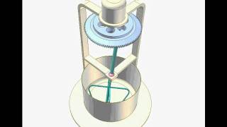 Stirring Machine with Satellite Bevel Gear [upl. by Aerdnuahs]